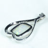 Solid Opal Pendant Rear View