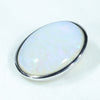 Sterling Silver - Solid Coober Pedy Dark Opal