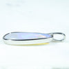 Silver Opal Pendant Side View