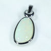Coober Pedy Crystal Opal Silver Pendant with Silver Chain (12mm x 8mm)  Code - FF135