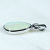Silver Opal Pendant Side View