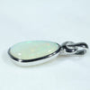 Coober Pedy Crystal Opal Silver Pendant with Silver Chain (12mm x 8mm)  Code - FF135