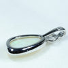 Solid Opal Pendant Rear View