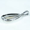 Silver Opal Pendant Rear View