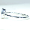 Silver Opal Ring Side View