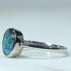 Silver Opal Ring Side View