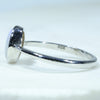 Silver Opal Ring Side View