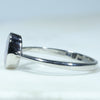 Silver Opal Ring Side View