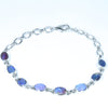 Natural Australian Silver Opal Bracelet