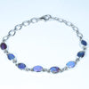 Sterling Silver - 8 Solid Queensland Boulder Opals