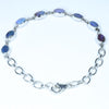 Australian Boulder Opal Silver Bracelet 18cm - 21cm Code  CC16