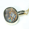 Solid Opal Pendant Rear View