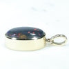 Gold Opal Pendant Side View
