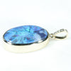 Gold Opal Pendant Side View