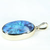 Gold Opal Pendant Side View