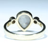 Solid Opal Gold Ring Rear View