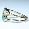 Gold Opal Ring Side View