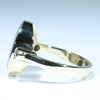 Gold Opal Ring Side View