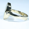 Gold Opal Ring Side View