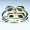 Solid Opal Gold Ring Rear View