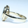 Gold Opal Ring Side View