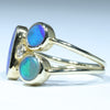 Gold Opal Ring Side View