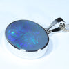 14k White Gold  - Solid Lighting Ridge Dark Opal