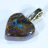 Solid Opal Pendant rear View