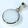 10k Gold - Solid Coober Pedy White Opal