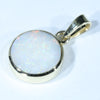 Easy Wear Round Opal Gold Pendant Design
