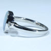 Silver Opal Ring Side View