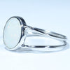Silver Opal Ring Side View