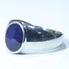 Easy Wear Silver Opal Men's Ring Design