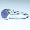 Sterling Silver - Solid Lightning Ridge Black Opal
