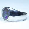 Easy Wear Silver Men's Opal Ring Design