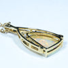 Gold Opal Pendant Rear View