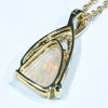 Gold Opal Pendant Rear View