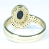 Solid Opal Gold Ring Rear View