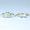 Lightning Ridge Opal Ring And Wedding Band Separate 