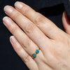 Queensland Boulder Opal Gold Ring Size - 6.25 US Code  EM145