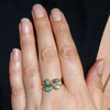 easy Wear Gold Opal ring Design