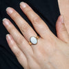 Lightning Ridge White Opal Gold Ring - Size 7.5 US Code - EM138