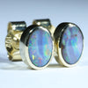 10k Gold - 2 Solid Queensland Boulder Opals