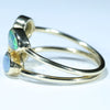 Gold Opal Ring Side View