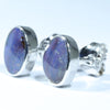 Easy Wear Silver Opal Stud Earring Design