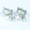 Solid Opal Studs Rear View