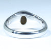 Solid Opal Men's ring Rear View