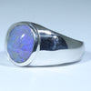 Sterling Silver - Solid Lighting Ridge Dark Opal