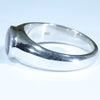Silver Opal Ring Side View