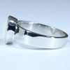 Silver Opal Ring Side View